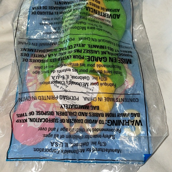 Teenie Beanie Babies Smoochy the Frog #3 McDonald’s 1999 Ty Inc Collect - Picture 2 of 5